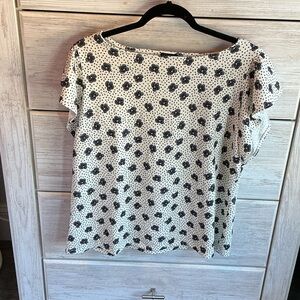 Ann Taylor Factory flutter sleeve top